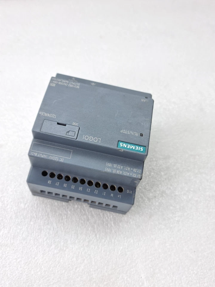 USED WORKING SIEMENS LOGO 12/24RCE 6ED1052-2MD08-0BA1 DC 12/24V 6ED10522MD080BA1